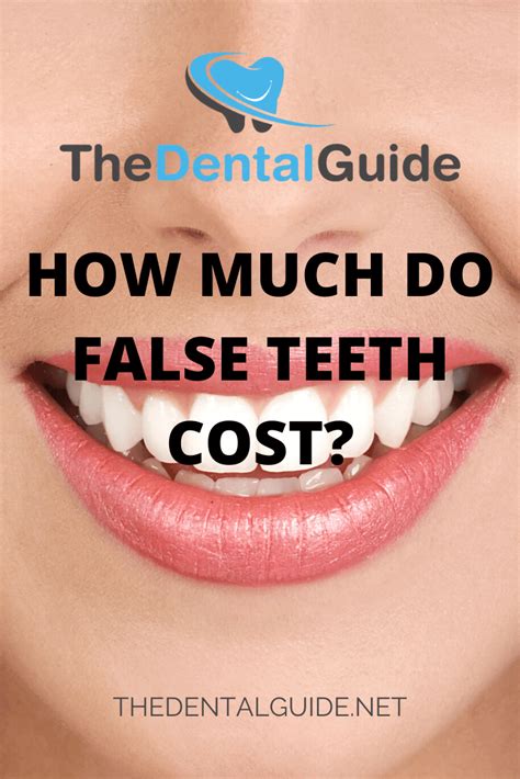 how much are fake teeth at the dentist